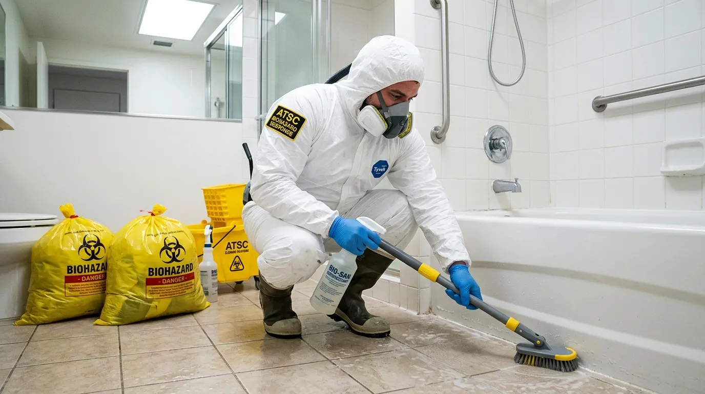 Decontamination equipment deployed for Blood Cleanup in Bisbee